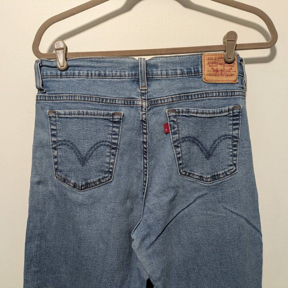 Levis 512 Perfectly Slimming Wide Leg Stretch Denim 12P - Picture 4 of 5